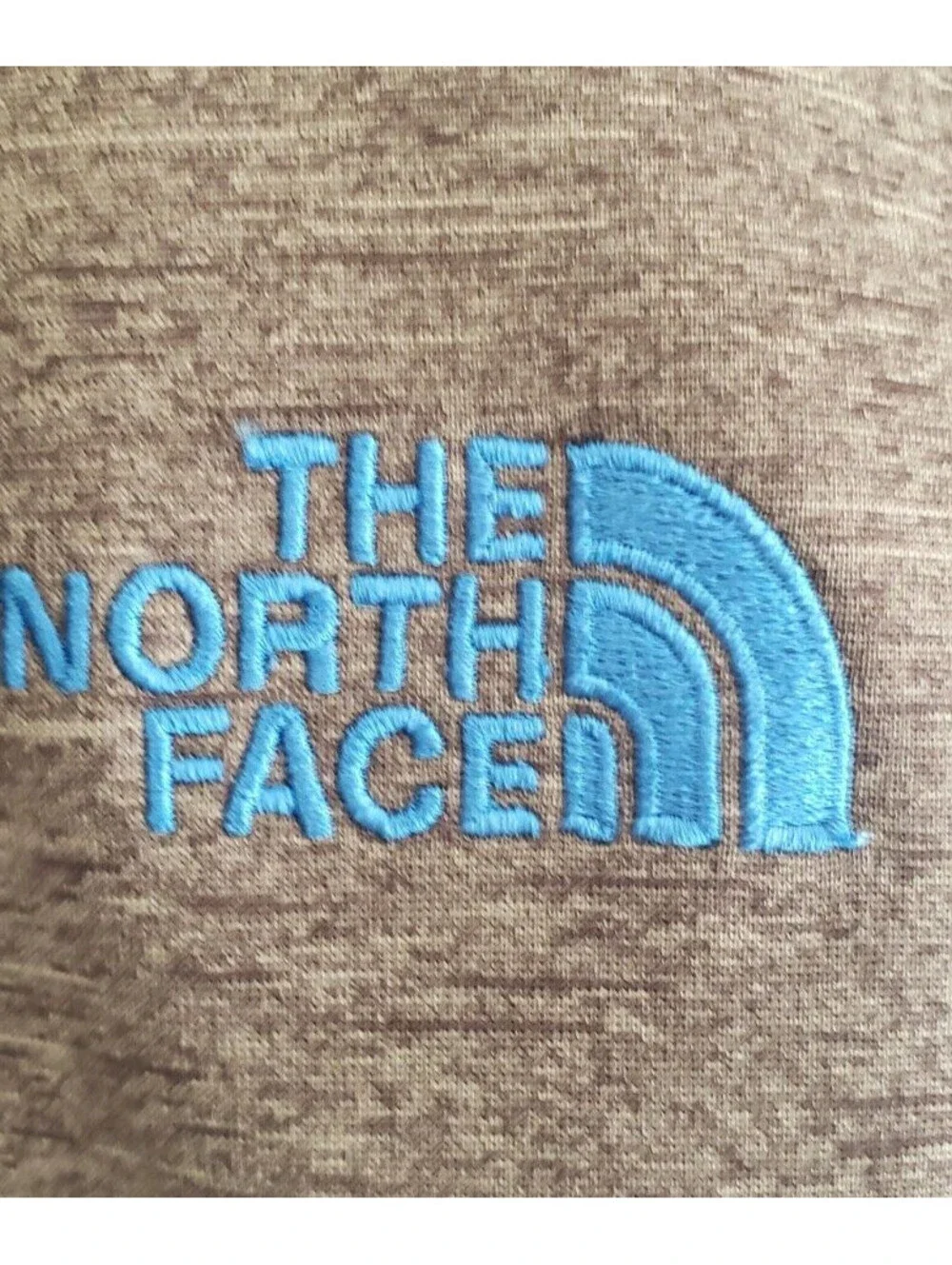 The North Face Vest Men's Small Gray Heathered Blue Zipped Pockets Zip-Up